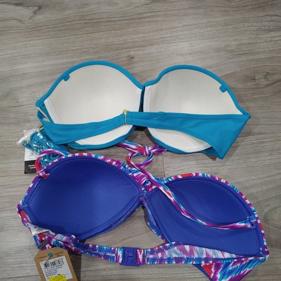 Size medium bandeau bikini tops - Picture 3 of 3